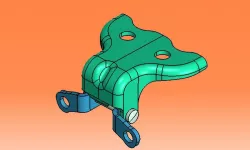 Car Door Lock Hinge Assembly