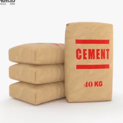 Cement Bag 3D model
