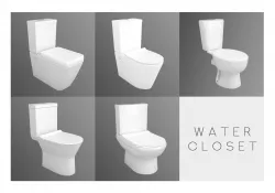 Ceramic Water Closet 3D model