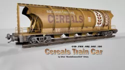Cereals Train Wagon 3D model