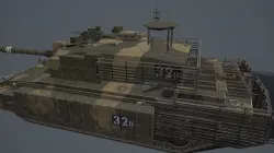 challenger-2 TES MEGATRON Low-poly 3D model