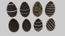 Chocolate Egg 3D model