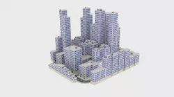  City Blocks 3D model