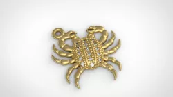 CRAB PENDANT 3D model