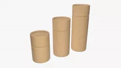 Craft paper tube 3D model