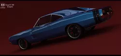 Dodge Charger RT 1968 3D model