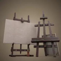 Easel  3D model