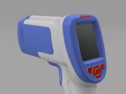 Elegant Infrared Non-contact Thermometer Thermal Mold design and components - Autodesk Inventor 2019