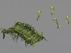 Elf Area - Rattan Bridge 3D model