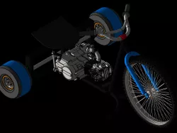 Esboço Trike motorizado 125cc