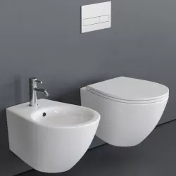 Esedra by SDR Ceramiche Bull 500 Wall-Hung WC Low-poly 3D model