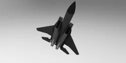 F15 aircraft model 3D model