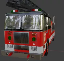 Fire Truck 81 3D model