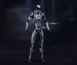 Futuristic Cyborg Nano Suit Character Low-poly 3D model