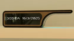 Futuristic Table Clock 3D model