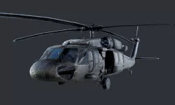 GAME READY Sikorsky UH60 Black Hawk Helicopter 02 Low-poly 3D model