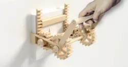 Geared light switch
