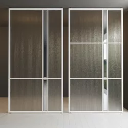 Glass partition door Set 32 Low-poly 3D model