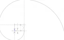 Golden Ratio/Heptadecagon - no ruler, just straight edge & compass