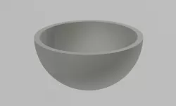 Half sphere 3D model
