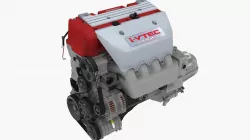 Honda Civic TypeR K20A1 engine Low-poly 3D model
