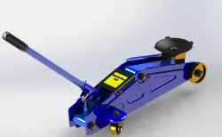 Hydraulic floor jack