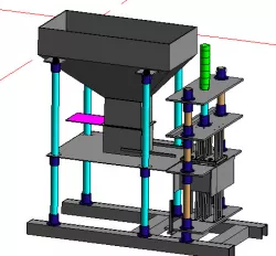 Interlocking Brick Machine Model