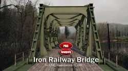Iron Railway Bridge Low-poly 3D model