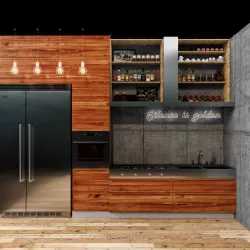 Kitchen Loft style 3D model