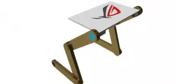 Laptop portable table
