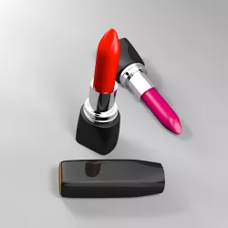 Lipstick with cap 3D model