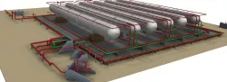 LPG GAS INSTALLATION FIRE FIGHTING SYSTEM.