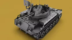 M42 Duster 40mm Self-Propelled Anti-Aircraft Gun 3D model