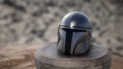 Mandalorian Helmet Low-poly 3D model