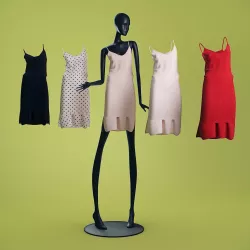 Mannequin 6014 coll 60 dress 02 3D model