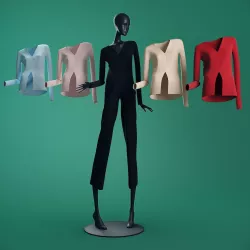 Mannequin 6014 coll 60 jacket 01 3D model