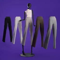 Mannequin 6014 coll 60 pants 01 3D model
