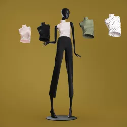 Mannequin 6014 coll 60 top 01 3D model