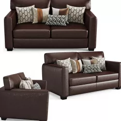 Marlon Sofa Double 3D model