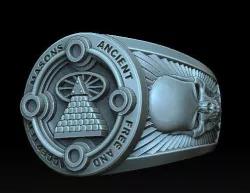Mason Ring 3D model
