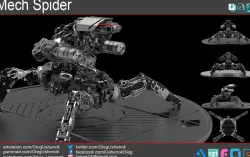 Mech Spider 3D model