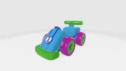 Mini Race Car 3D model