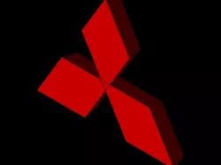mitsubishi logo + stl