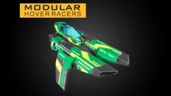 Modular Hover Racers Low-poly 3D model