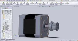 nema 17 step motor 3D model
