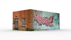 Old Slum House 3 Low-poly 3D model