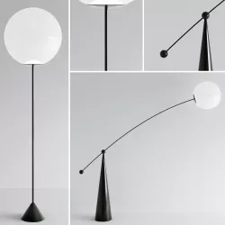 Opal Arc floor light and Opal Cone floor light 3D model