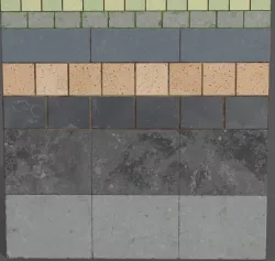 Pavement Trim Sheet PBR Texture
