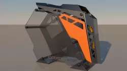 PC computer Cougar conquer  Low-poly 3D model