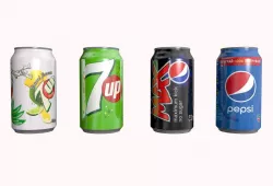 Pepsi 7 Up Can 3D model
